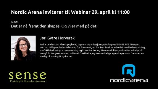 Webinar onsdag 29.april kl 11:00
