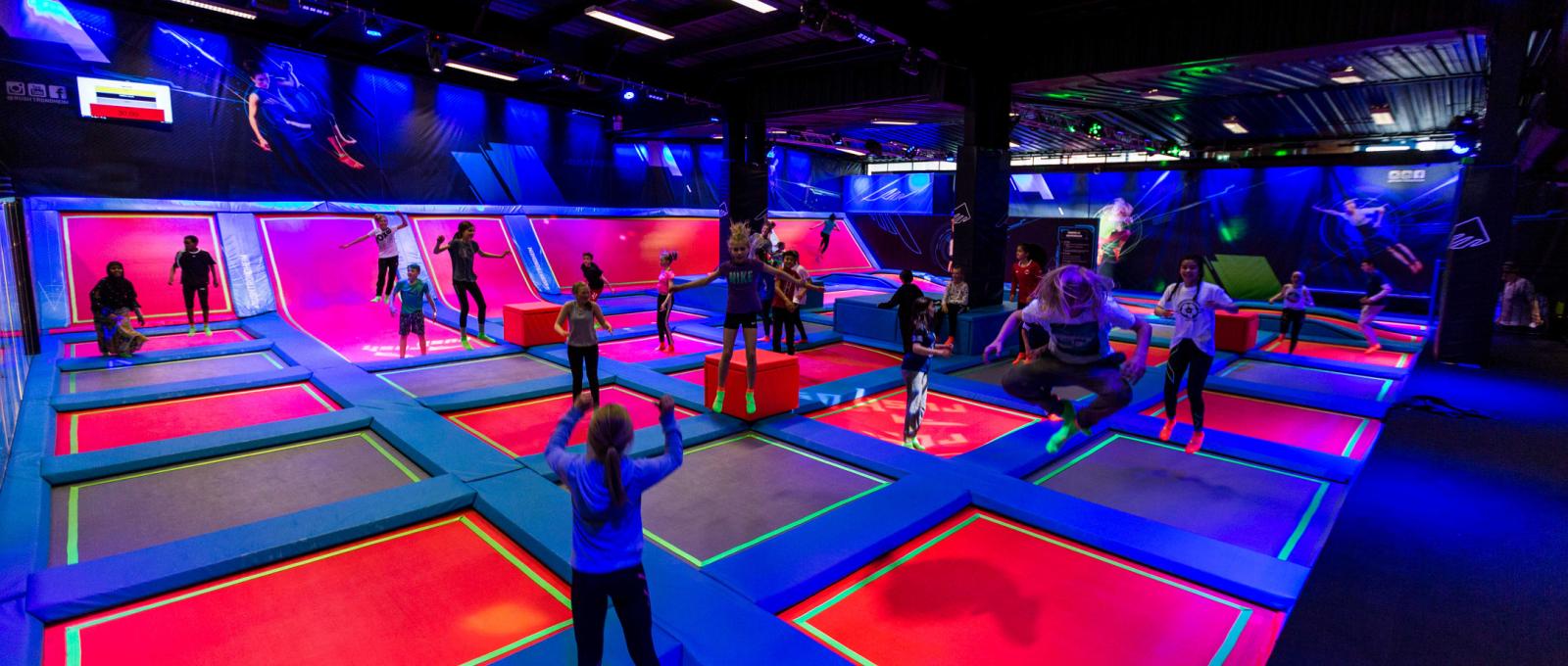 Familiekveld på Rush Trampolinepark