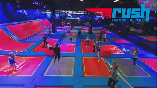 Familiedag på Rush Trampolinepark